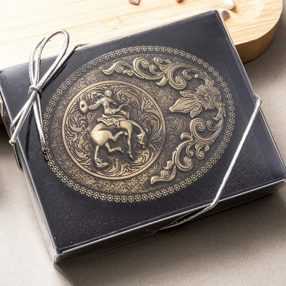 New Rodeo western cowboy horse belt buckle